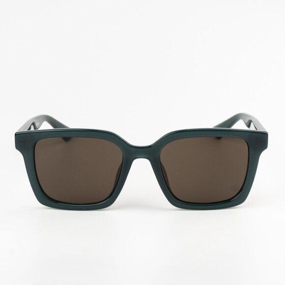 NEW Gucci GG1582SK 003 Opal Blue Grey Brown Unisex Square Sunglasses GG 1582SK